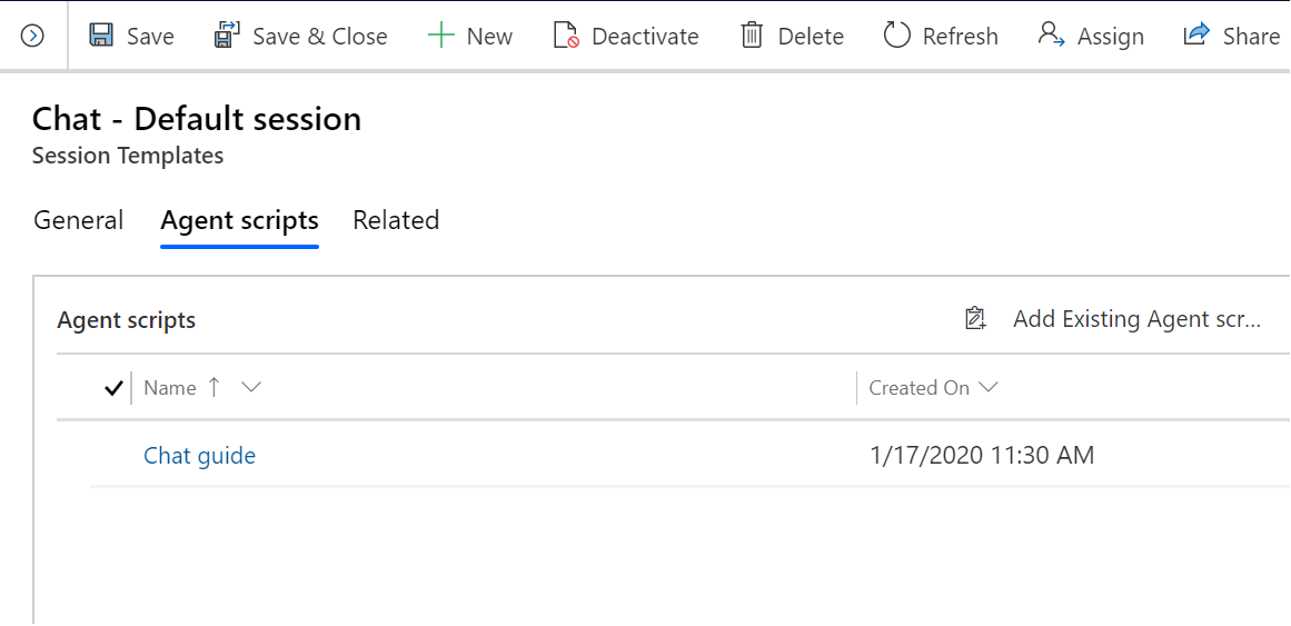 Tilknyt et skript Tilknyt et skript.