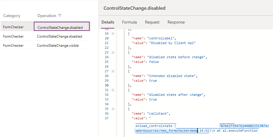 Control state changed Control state changed