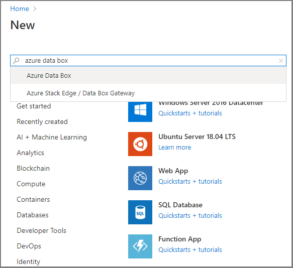 Bildschirmaufnahme der Suchergebnisse, die beim Erstellen einer neuen Datenfeldreihenfolge angezeigt werden.