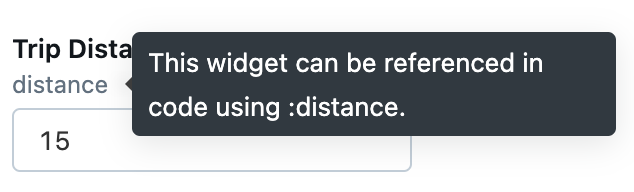 Widget-Tooltip
