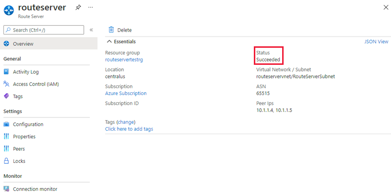 Screenshot der Übersichtsseite 
