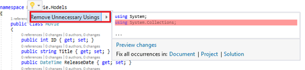Screenshot des Menüs 