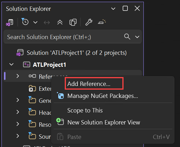 Screenshot der Option 
