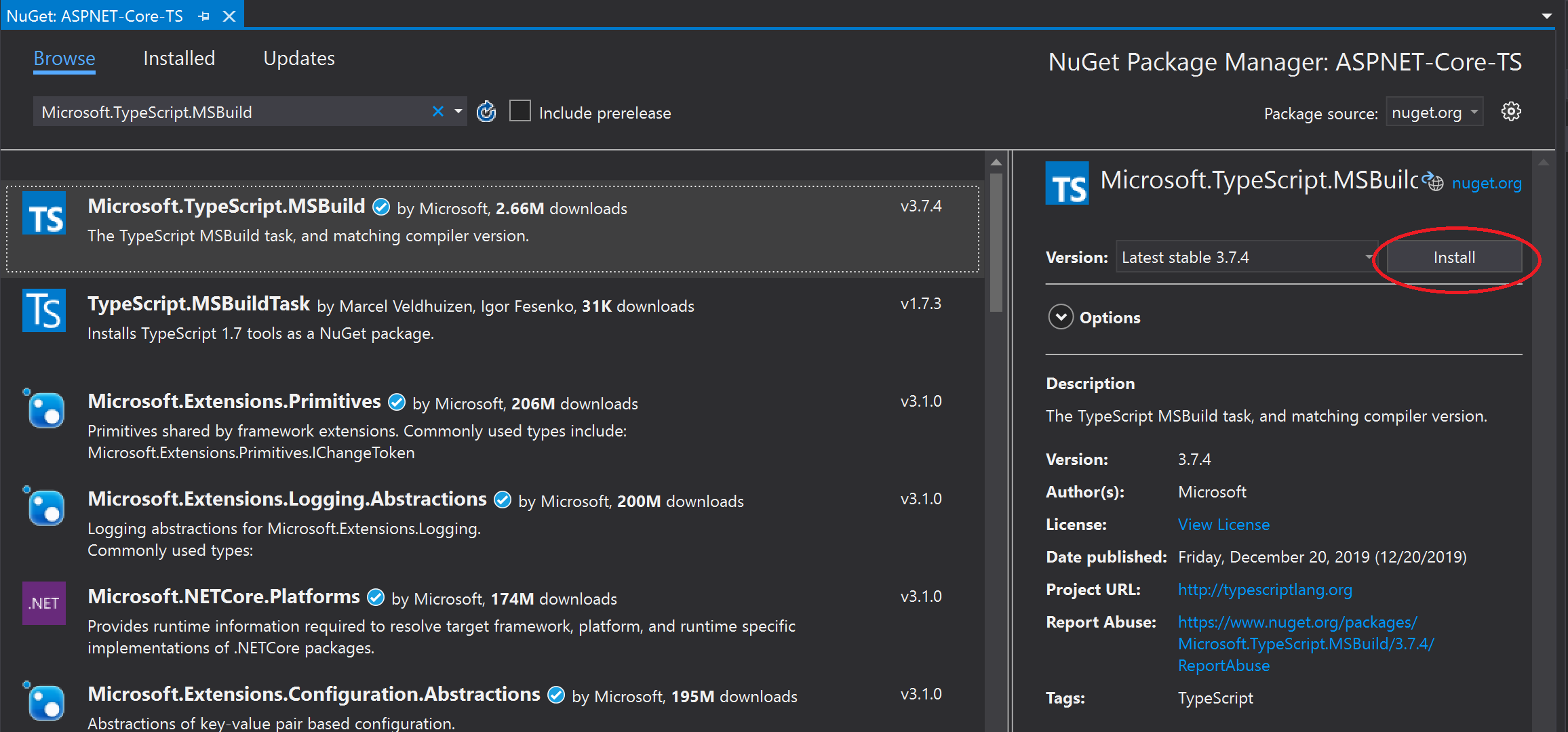 NuGet-Paket-