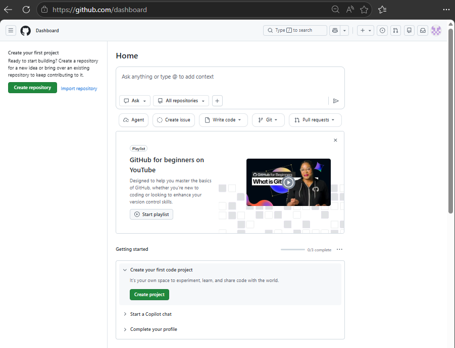 Screenshot der personalisierten Seite.