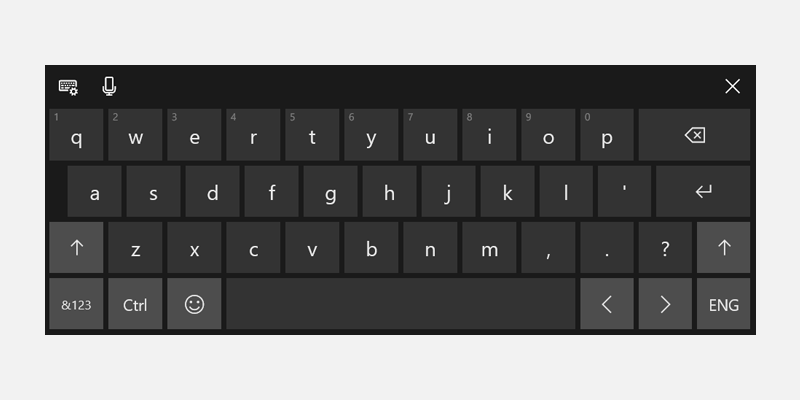 Windows 11 Bildschirmtastatur