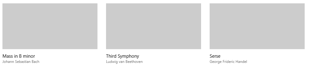 Beispiel für rechteckiges Bild und Textrasteransicht