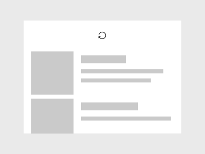 Pull-to-Refresh vor Schwellenwert