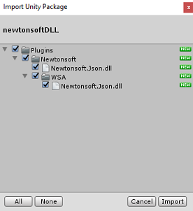 Importieren der Newtonsoft.Json-Ressourcen