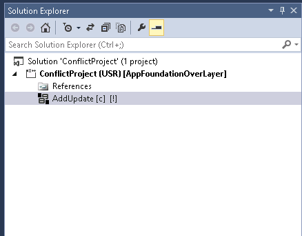 Screenshot of the AddUpdate MetaHotfix dialog.