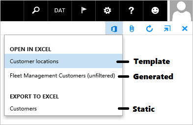 Open in Microsoft Office menu.