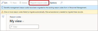 Migrate reason code.