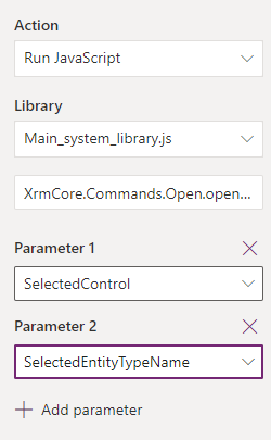 Add Parameters Add Parameters