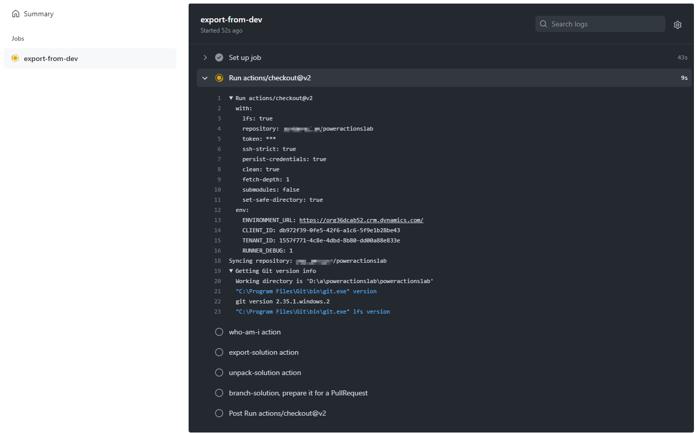 View the workflow View the workflow.