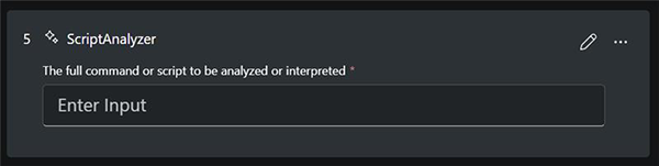 Screenshot of capability with input box.