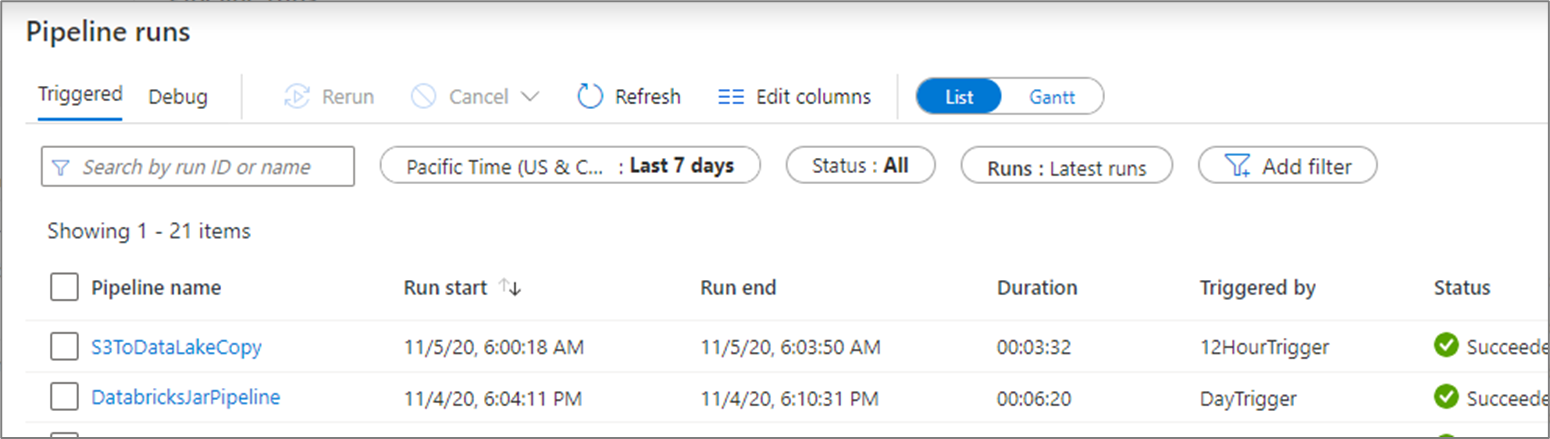 Screenshot del pulsante di aggiornamento.