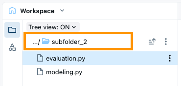 Fare clic sulla cartella radice per visualizzare il menu a discesa degli antenati