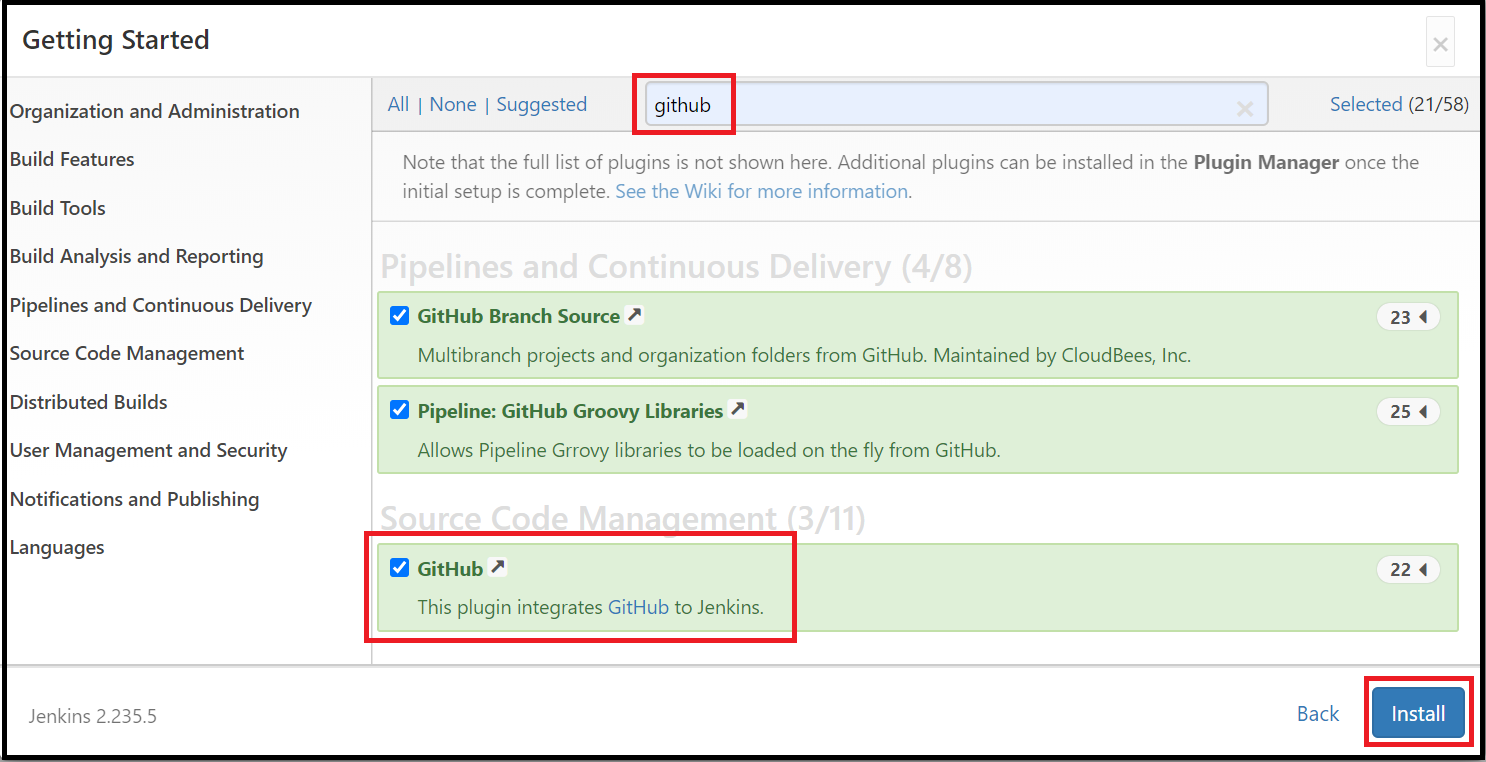 Installare i plug-in di GitHub