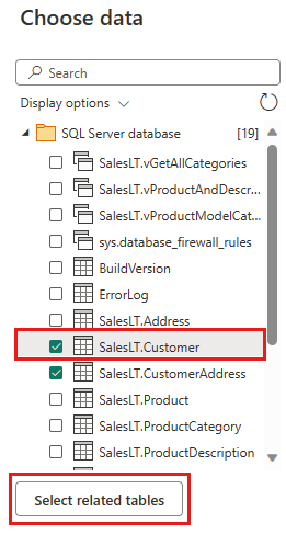 Screenshot della selezione dei dati da trasformare.