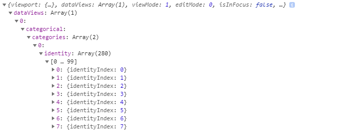 Screenshot della matrice di esempio.