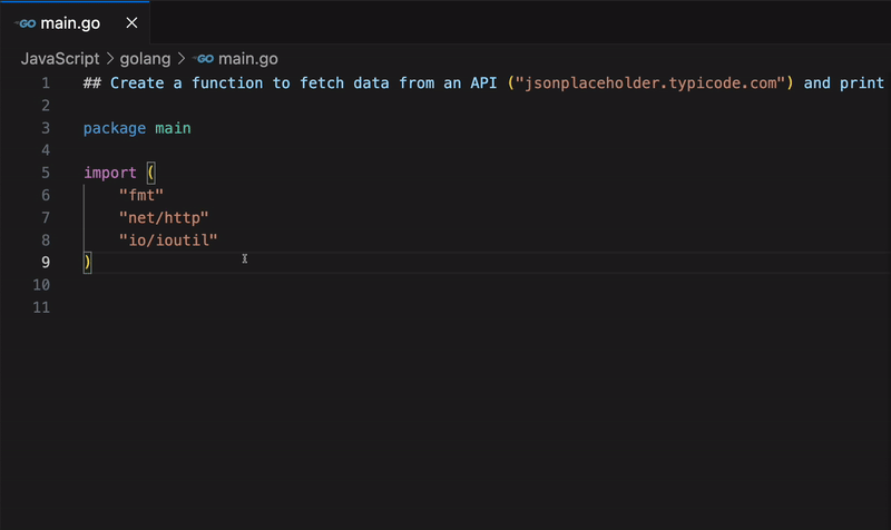 Screenshot di Minimizzazione dei cambi di contesto.