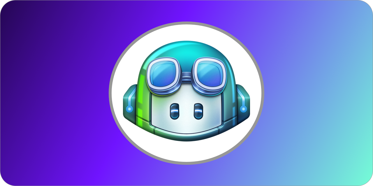 Icona del logo per l'esercizio relativo alle competenze di GitHub Copilot con l'icona Copilot al centro.