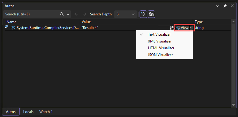Screenshot che mostra come aprire un visualizzatore di testo.