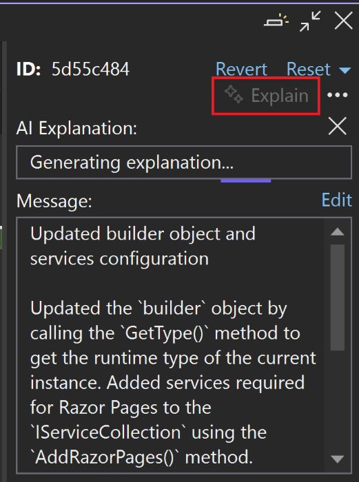 Screenshot del pulsante 