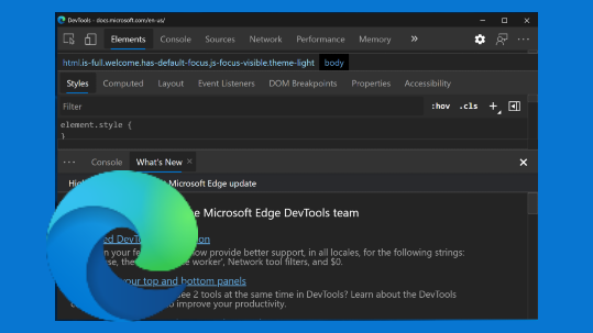 Icona DevTools di Microsoft Edge