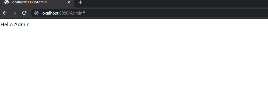 アプリケーション管理者メッセージのスクリーンショット。