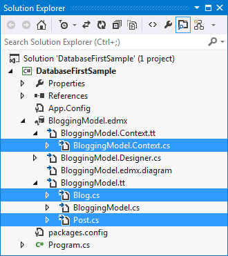 生成されたクラス DF