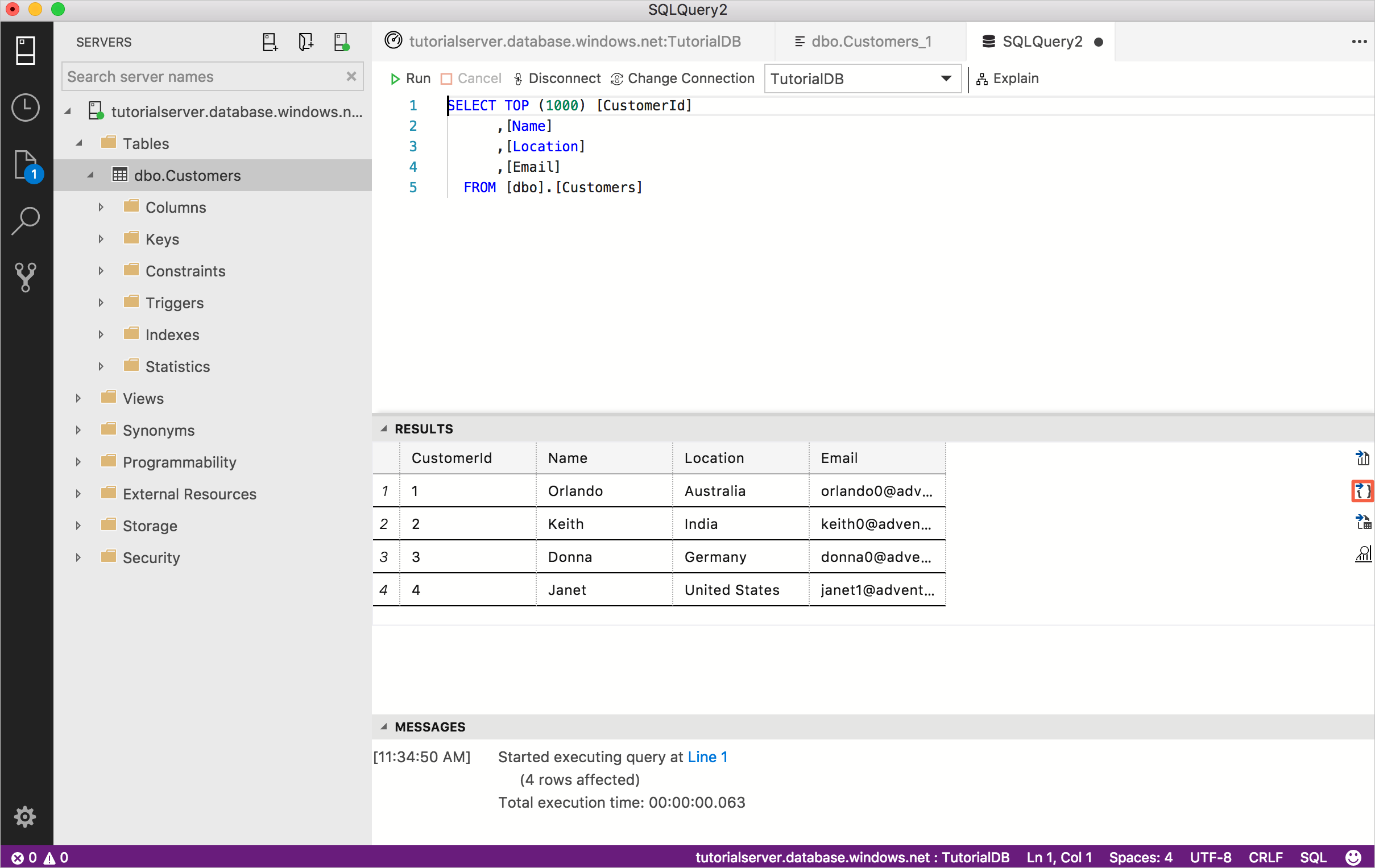 JSON として保存する