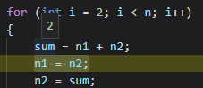 デバッグ中の変数ホバーのスクリーンショット。