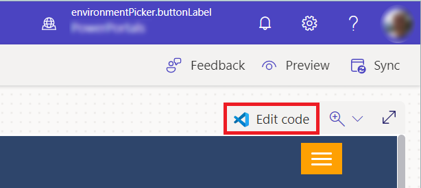Åpne i Visual Studio Code fra designstudioet.