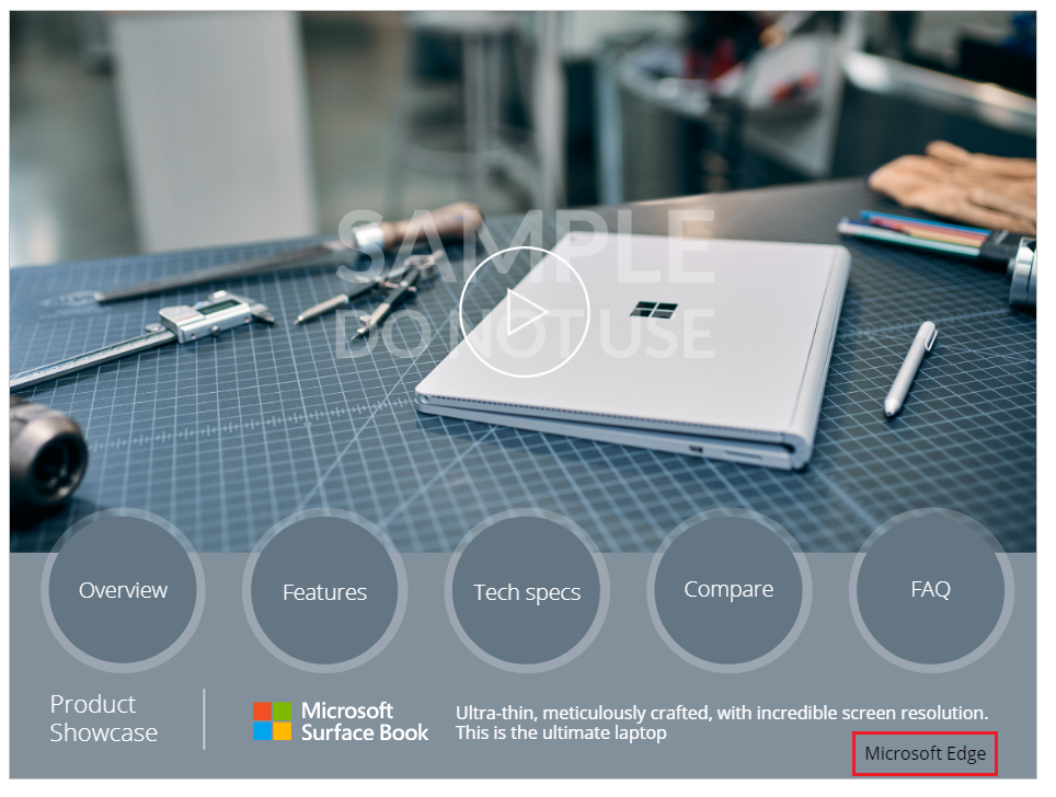 Param eksempeletikett.