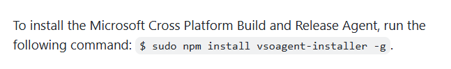Captura de tela que mostra uma exibição publicada da sintaxe Markdown para uma parte do texto realçada como um segmento de código inline.