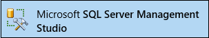 Screenshot do ícone do aplicativo SQL Server Management Studio nos resultados da pesquisa Windows.