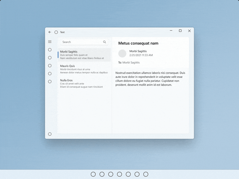 GIF animado do usuário puxando para baixo em uma coleção de objetos para atualizar [2].