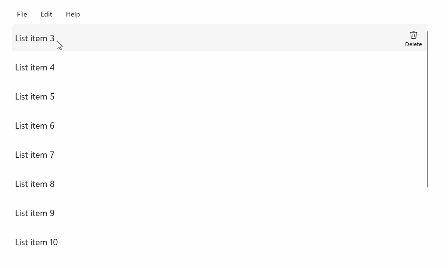 Exemplo de StandardUICommand