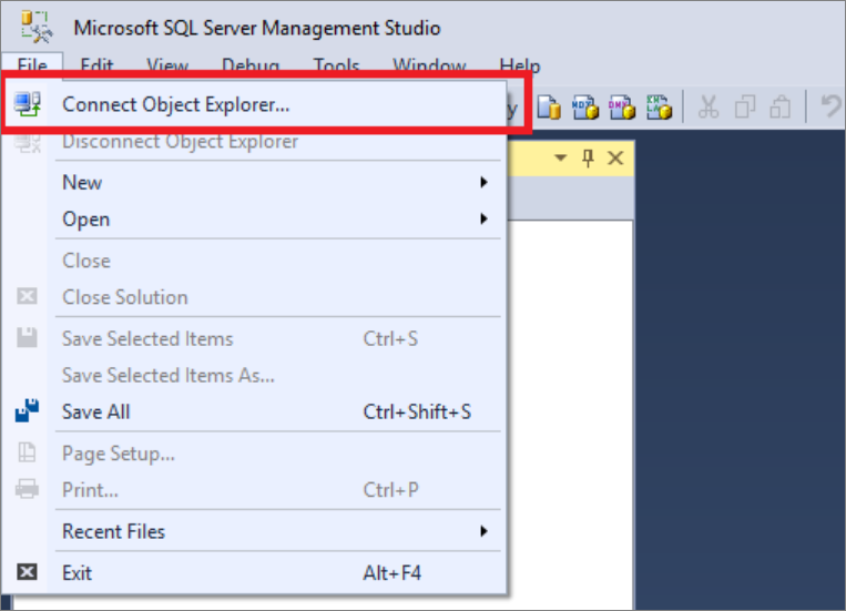Pesquisador de Objetos do SQL Server