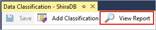 Captura de ecrã a mostrar o menu superior com a opção Ver Relatório realçada.