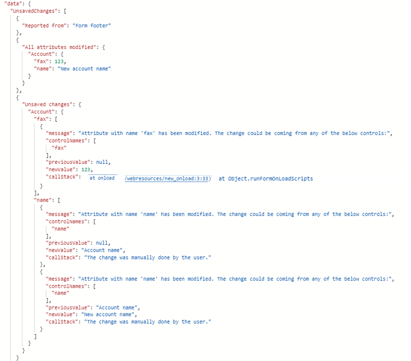 未保存的更改错误