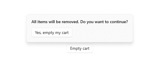 弹出面板的示例